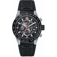 Tag Heuer Carrera Skeleton Black Dial Automatic Men's Watch CAR201V-FT6087